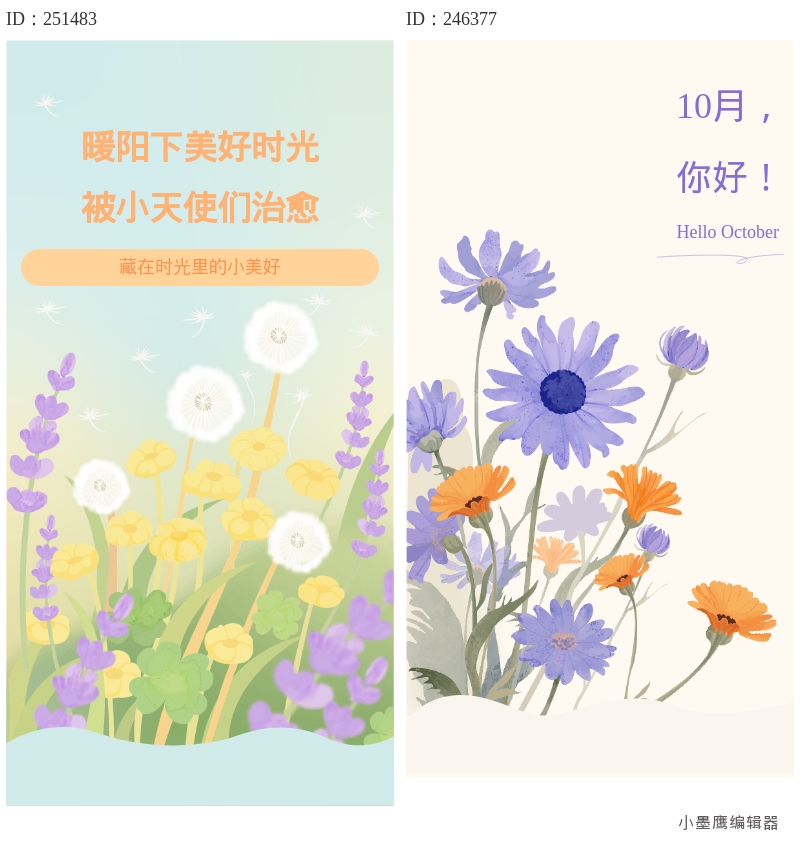  氛围感排版！12组柔和清新风公众号边框素材的推荐与使用指南