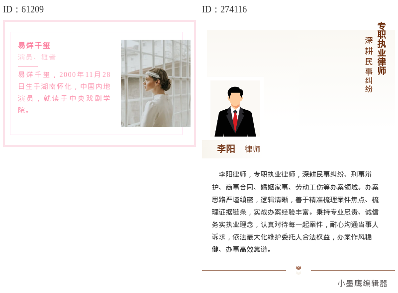  新手排版必备！公众号文章如何把人物介绍排版的有创意