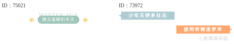 20款高级公众号排版素材 | 主副标题一键提升格调